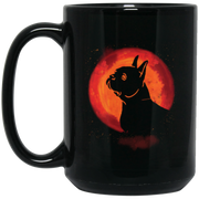 Boston Terrier In The Sun Moon Coffee Mug, Tea Mug