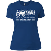 If You Love A Farmer Tee Women T-Shirt
