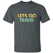 Lets Go Travel Love Camping – Vintage Men T-shirt