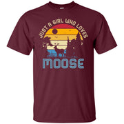 Just A Girl Who Loves Moose Men T-shirt