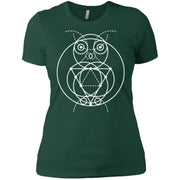 The Owl Sacred Geometry Women T-Shirt