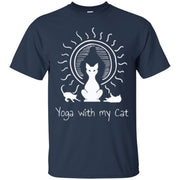 Yoga With My Cat Men T-shirt