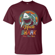 Retro Vintage Uncle Shark Men T-shirt