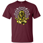 Yoga Diver Zen Meditation Spiritual Flower Of Life Men T-shirt