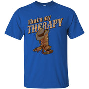 Therapy boots lariat hat horse cowboy western gift Men T-shirt