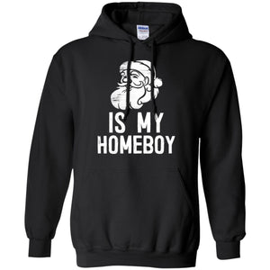 Santa Is My Homeboy Funny Santa Claus Christmas Men T-shirt