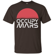 Occupy Mars, Space Astronauts Moon Aliens Rocketry Men T-shirt