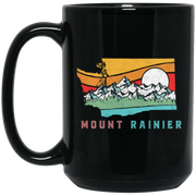 Mount Rainier Washington Outdoors Retro Mountains Coffee Mug, Tea Mug
