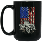 Jeep American Flag Coffee Mug, Tea Mug