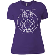 The Owl Sacred Geometry Women T-Shirt