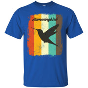 Humming Bird Retro 70s Vintage Men T-shirt