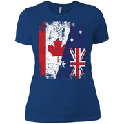 CANADA AUSTRALIA FLAG Women T-Shirt