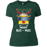 Merry Bus – Mas T shirt Gift Christmas Women T-Shirt