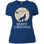 Christmas Wolf, Christmas Eve Women T-Shirt