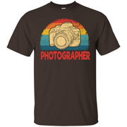 Camera Photographer Filmer Retro Vintage Gift Men T-shirt