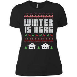 Winter Is Here Ugly Sweater Women T-Shirt