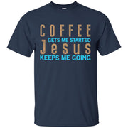 Coffee And Jesus T shirts, Funny Coffee Men T-shirt