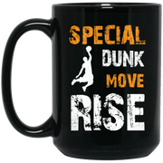 Basketball Sports Player Special Dunk Move Rise Coffee Mug, Tea Mug