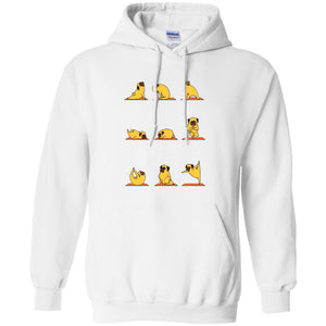 Yoga Pug Dog Men T-shirt