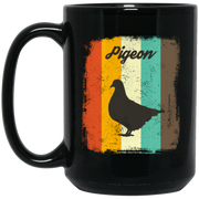 Pigeon Retro 70s Vintage Bird Lover Coffee Mug, Tea Mug