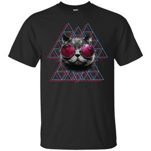 3D Space Cat Mens Men T-shirt