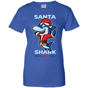 Santa Claus Shark Doo Doo Funny Christmas Women T-Shirt
