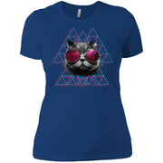 3D Space Cat Mens Women T-Shirt