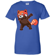 Funny Dabbing Red Panda Dab Dance Gift Women T-Shirt