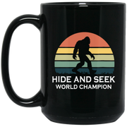 Hide and Seek World Champion Bigfoot Retro Soccer Coffee Mug, Tea Mug