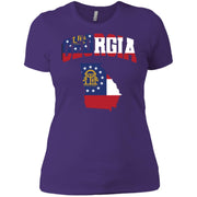 Georgia Flag Map Women T-Shirt