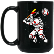 Astronaut Baseball Outer Space Coffee Mug, Tea Mug