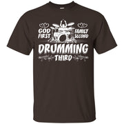 God Family And Drumming Men T-shirt