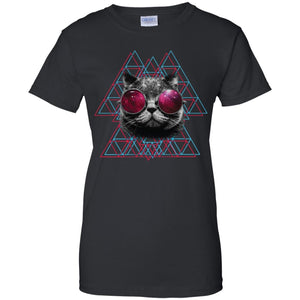 3D Space Cat Mens Women T-Shirt