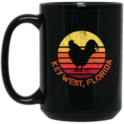 Distressed Key West Florida Chicken Retro Coffee Mug, Tea Mug