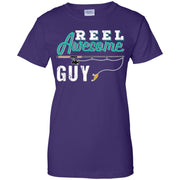 Reel Awesome Guy, Go Fishing Women T-Shirt