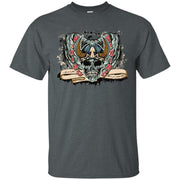 Viking, Skull And Bones Men T-shirt