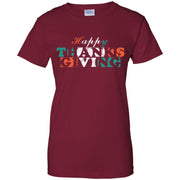 Thankgiving Day Turkey Usa Gift Family Women T-Shirt