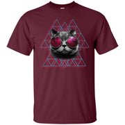 3D Space Cat Mens Men T-shirt