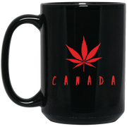 Red Weed Leaf Canada Coffee Mug, Tea Mug