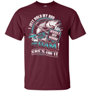 Fishing – Hold My Rod, Wiggle My Worm And Bam Men T-shirt