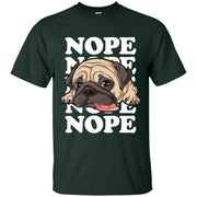 Nope Pug, Lazy Funny Pug Men T-shirt