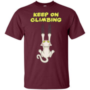 White Cat Keep Climbing Men T-shirt