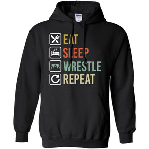 Wrestling Eat Sleep Repeat Men T-shirt