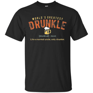 World Greatest Drunkle Men T-shirt