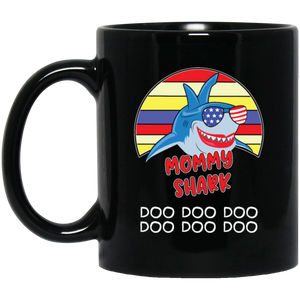 Funny Mommy Shark Doo Doo Coffee Mug, Tea Mug