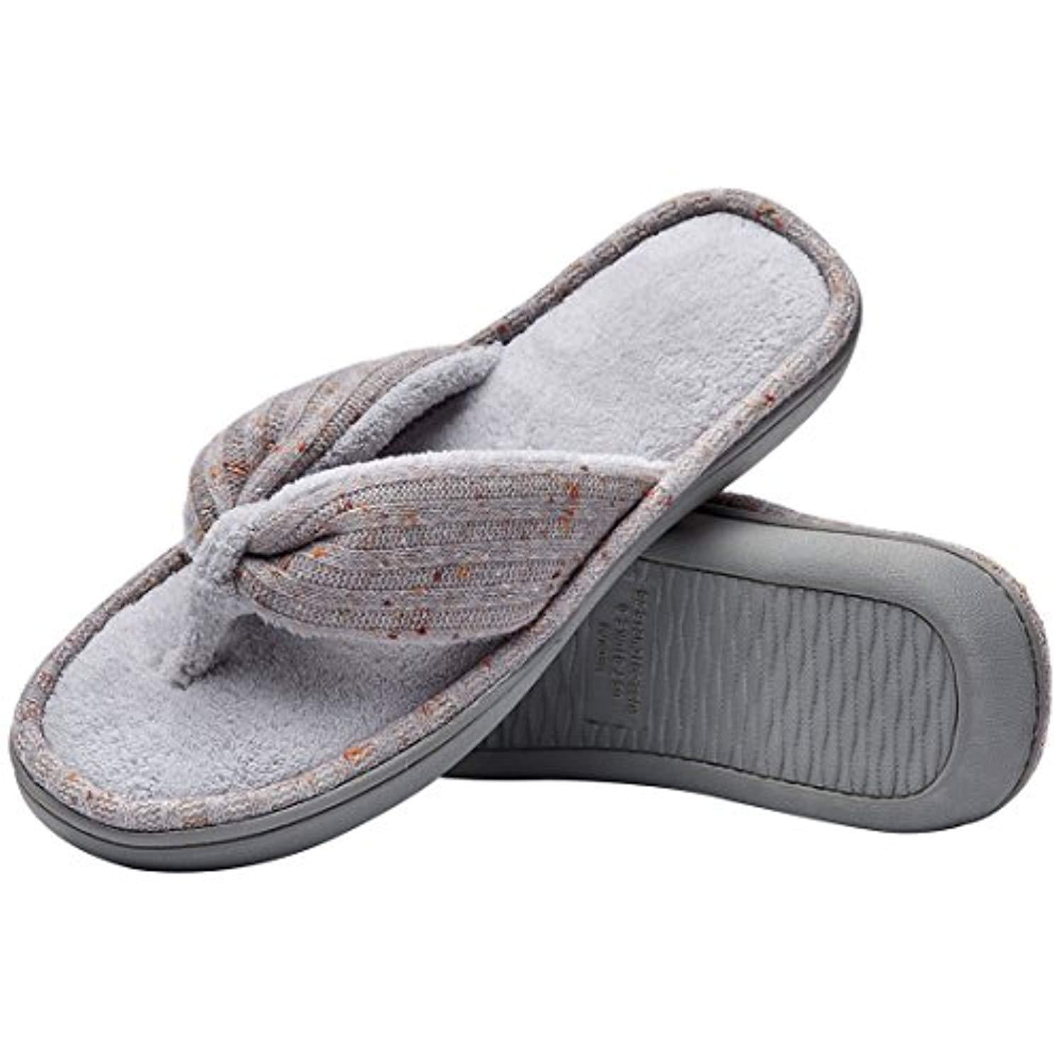 fleece lined flip flops