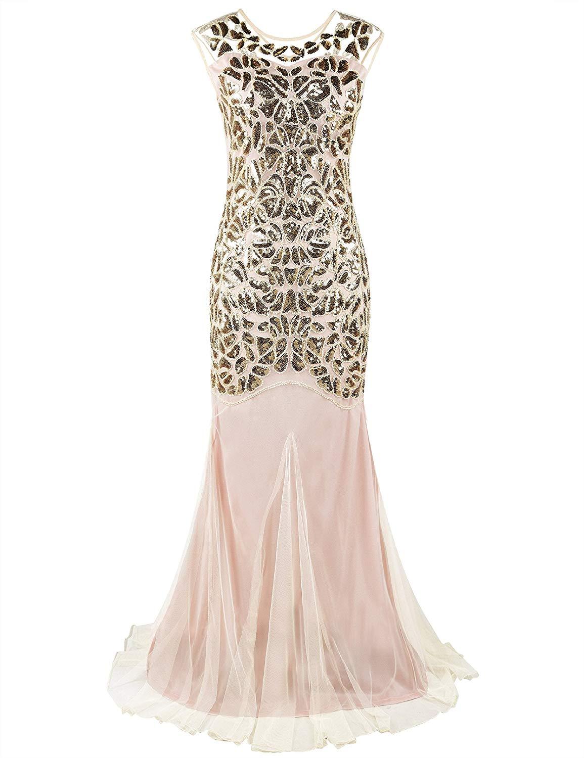 1920s evening gown