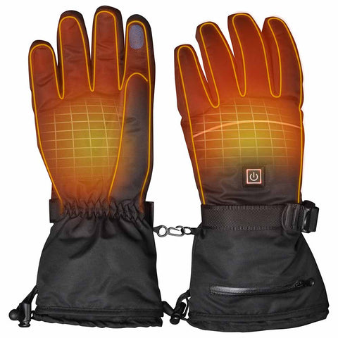 XLarge Electric Heated Gloves Thermal Hand Warmer Touchscreen Winter Outdoor Men