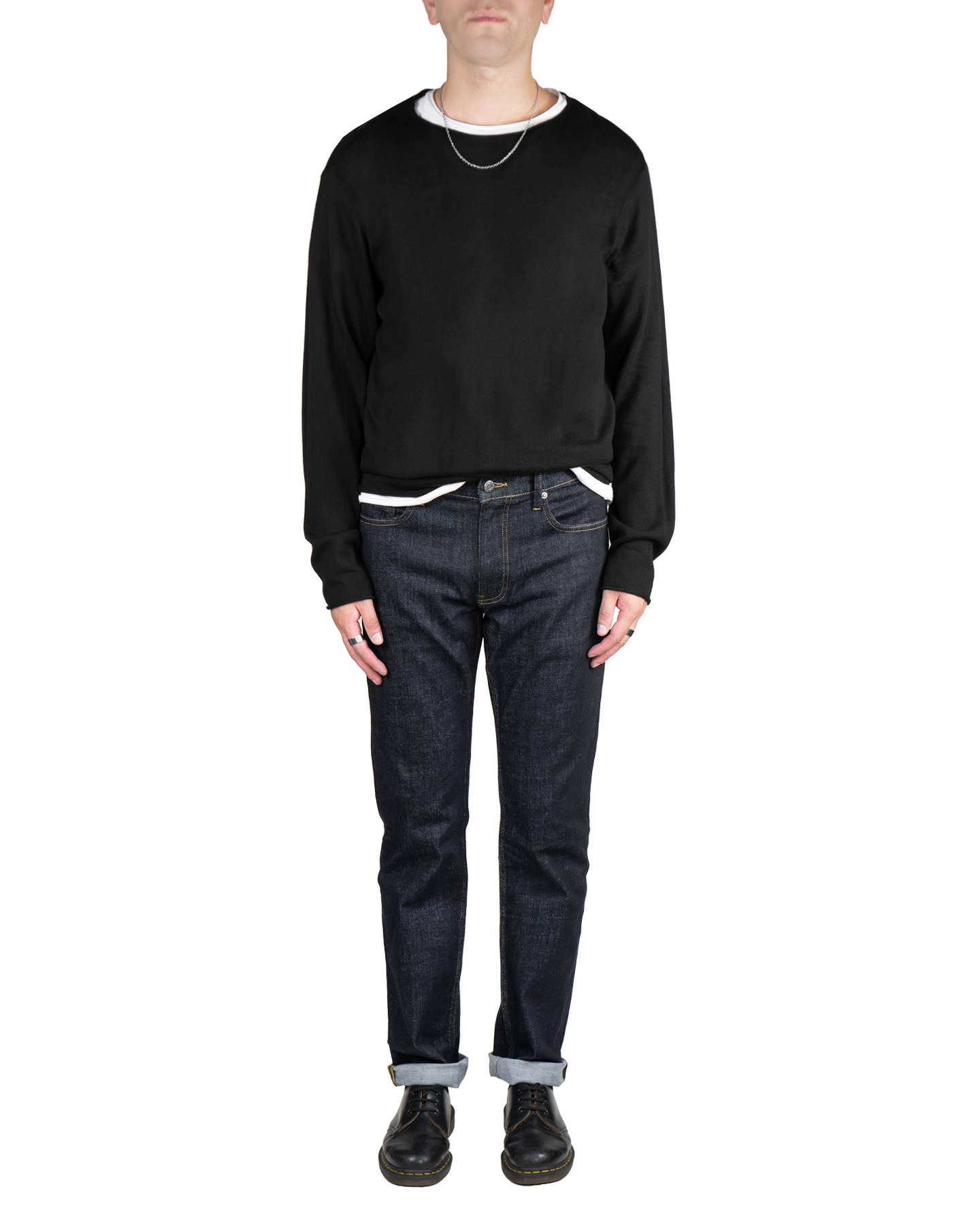 Men's Slim Jeans in Dark Wash Resin - Timber Stitch
