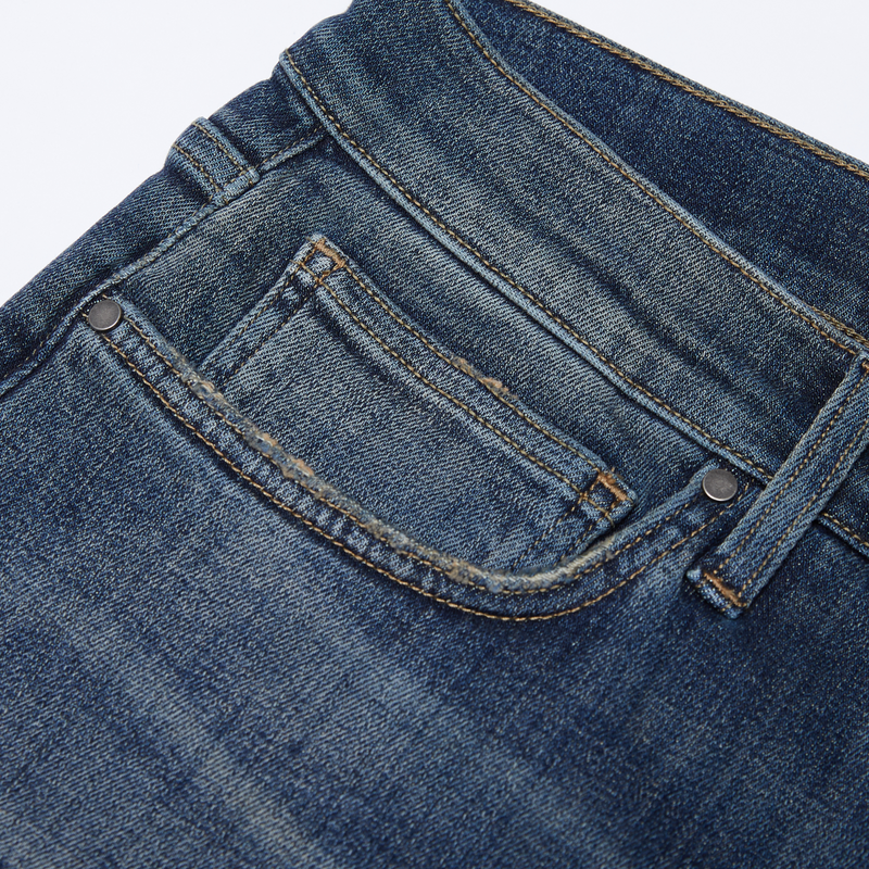 Mens Skinny Jeans in Three Year Dark Blue – DSTLD